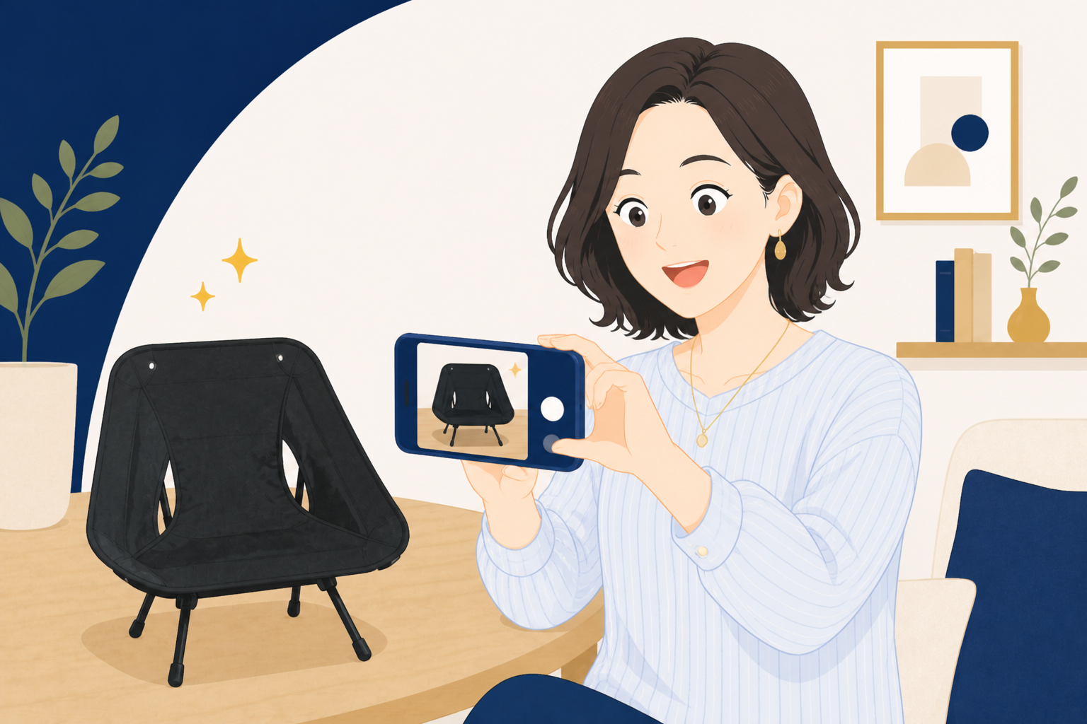 メルカリで出品している様子